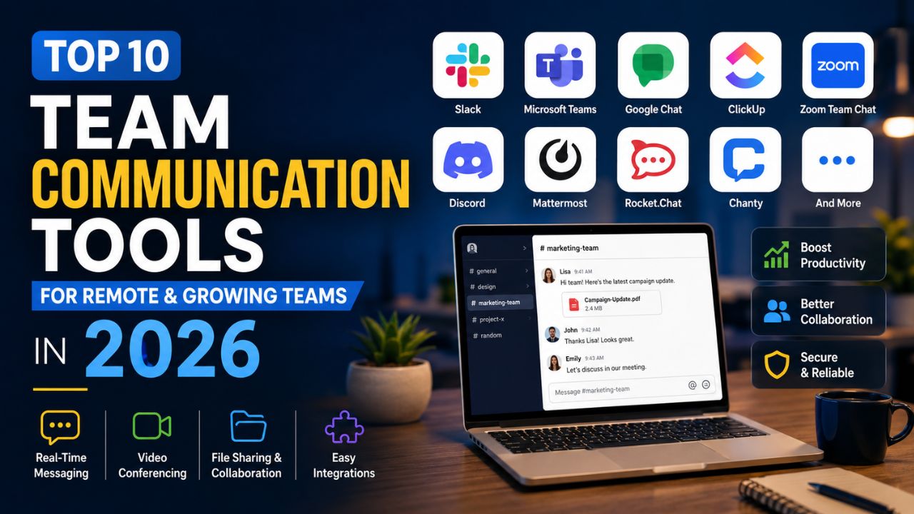 Top Team Communication Tools for Remote and Growing Teams